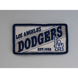 Vintage Los Angeles Dodgers EST. 1958 Patch MLB Baseball 4.5x2